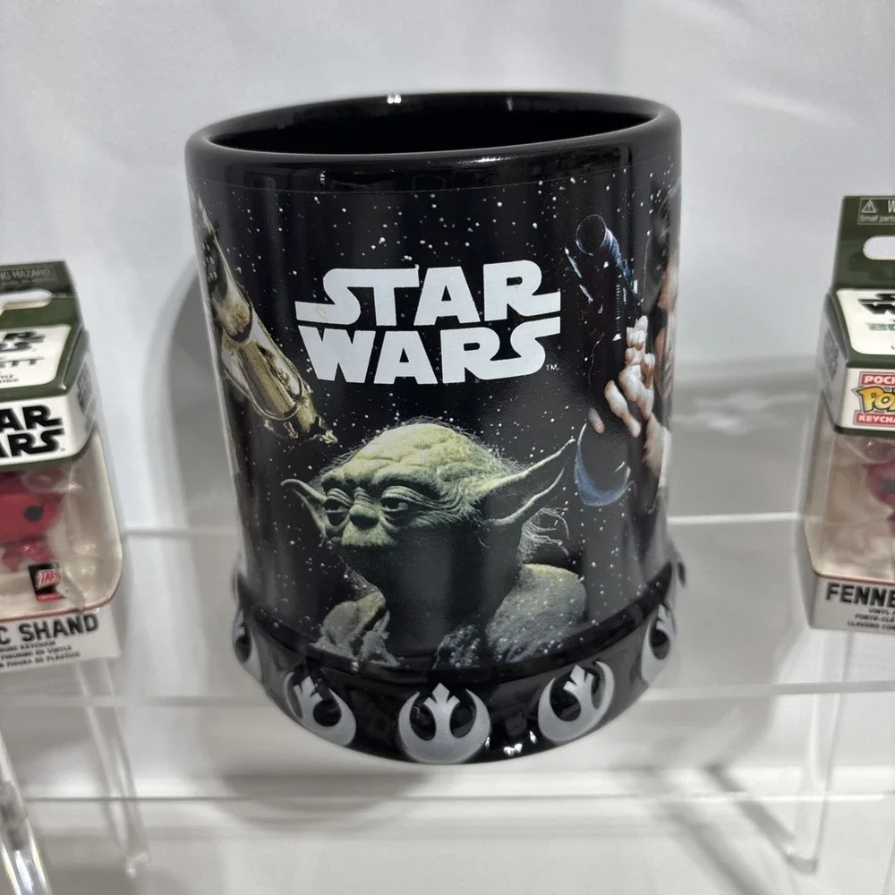 Bundle Black Star Wars Coffee Mug by Galerie Lucas Film Luke Han Solo Books Pops